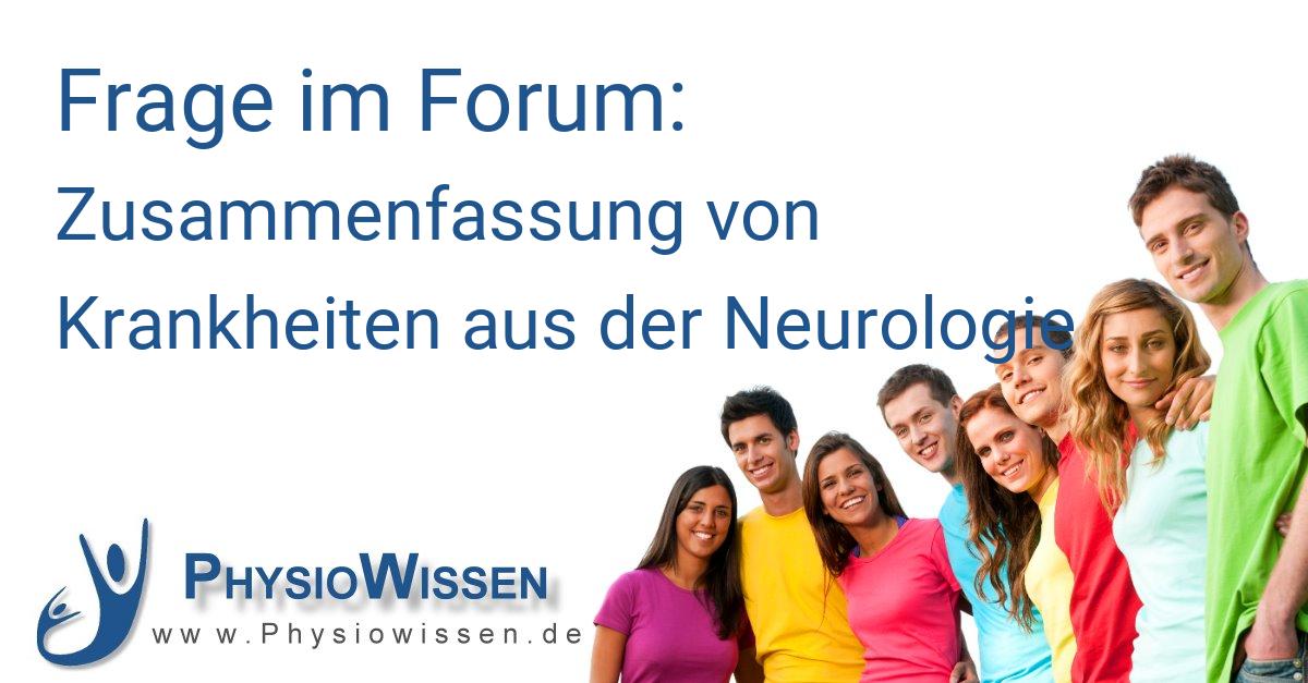 Zusammenfassung Von Krankheiten Aus Der Neurologie - Physiologie ...