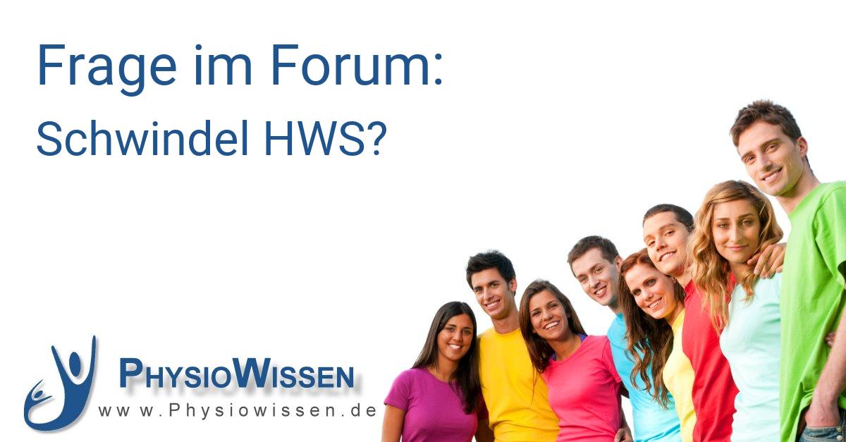 Schwindel HWS? - Patientenforum - Physiowissen.de | Physiotherapie ...